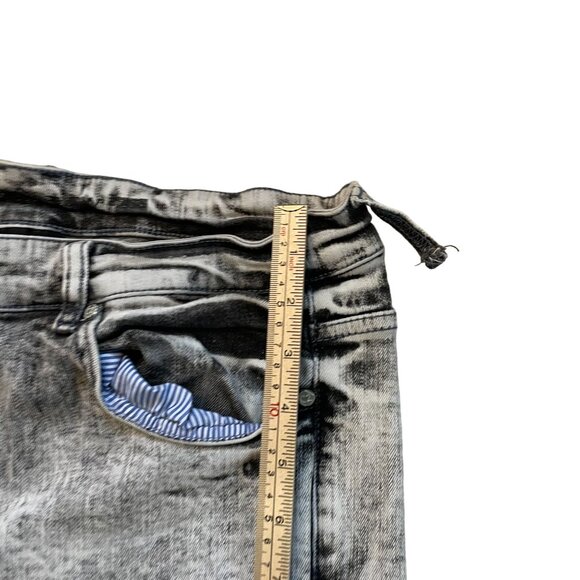 Create 2MRW Denim Paint Straight Leg Jeans Men's Size 34X32 Gray Distressed - Picture 11 of 12